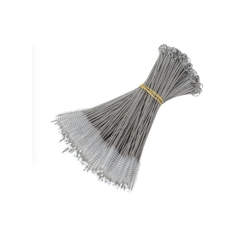 150 Cepillos Limpiadore Popotes Inoxidable  Portavasos 5mm X 17 Cm - Eurotruck Mexico