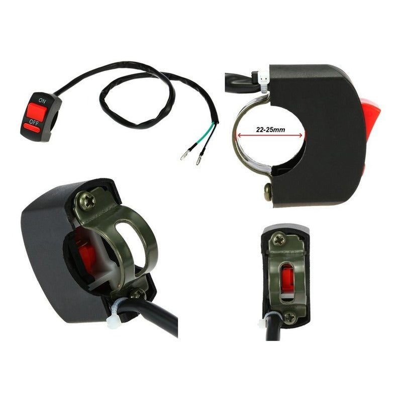 Switch Apagador Interruptor De Auxiliares Moto Bici Luces - Eurotruck Mexico